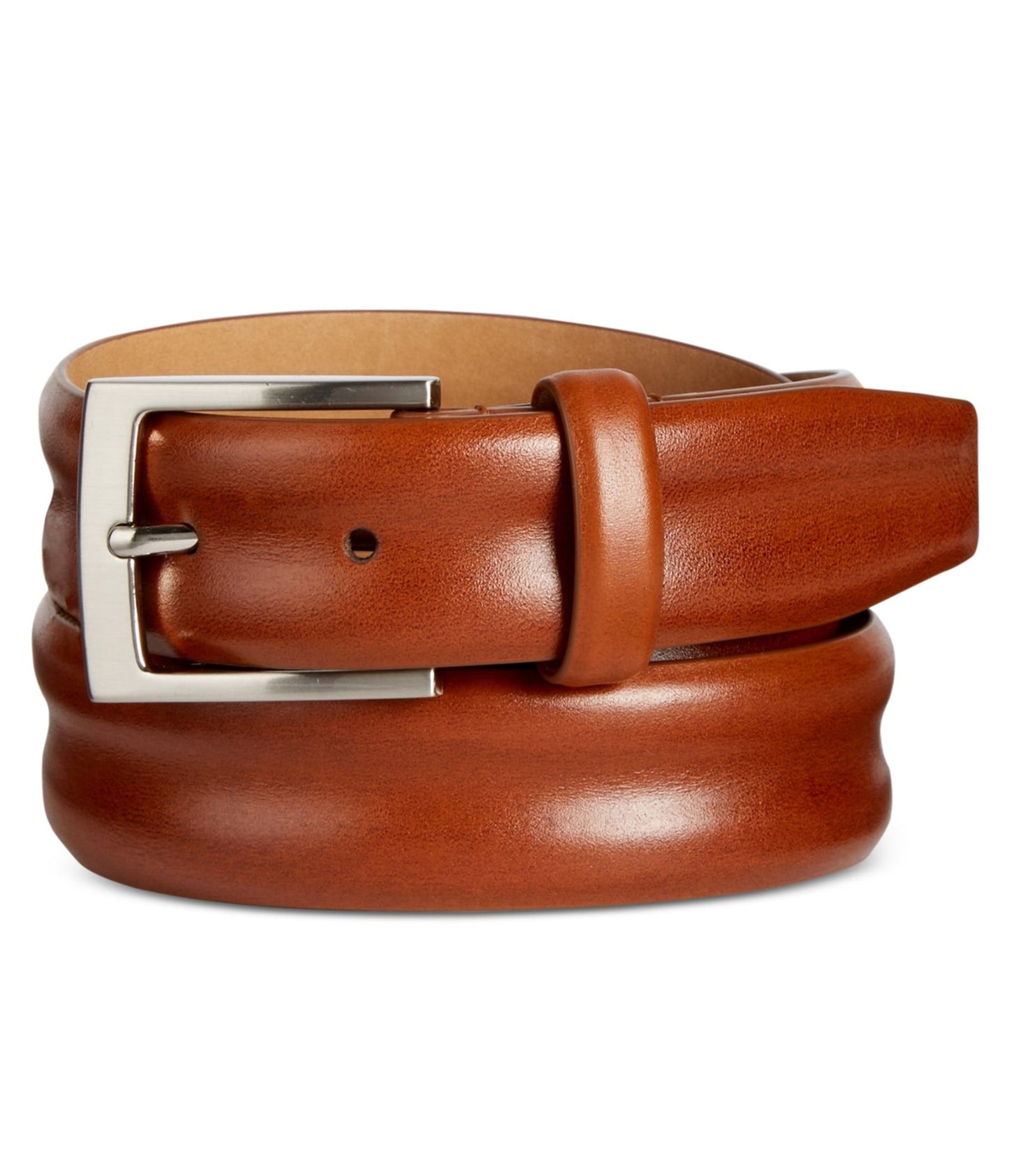 Cinto de couro masculino Tasso Elba marrom tamanho 36 REG