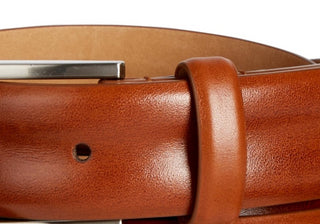 Cinto de couro masculino Tasso Elba marrom tamanho 36 REG