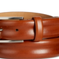 Cinto de couro masculino Tasso Elba marrom tamanho 36 REG