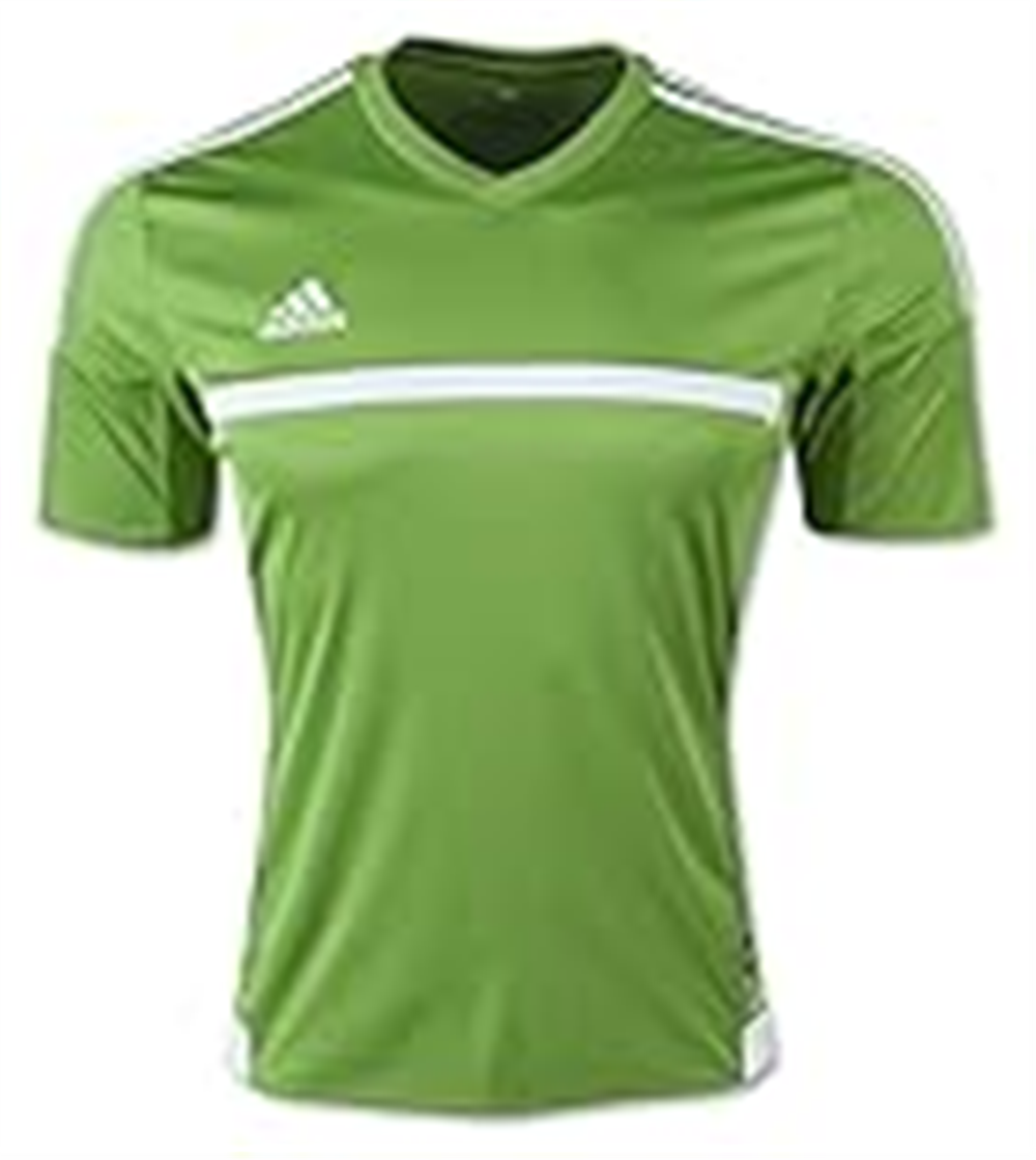 Camisa de futebol juvenil Adidas MLS 15 Match L Verde Rave - Verde Branco Tamanho L