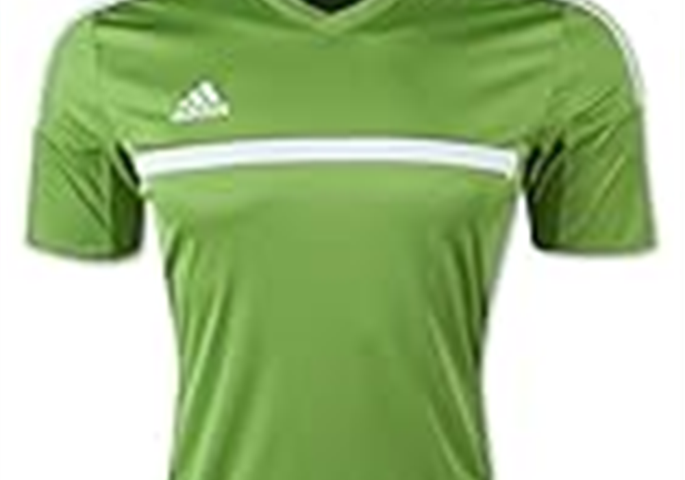 Camisa de futebol juvenil Adidas MLS 15 Match L Verde Rave - Verde Branco Tamanho L