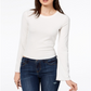 Top American Rag Junior com recorte nas costas, branco, tamanho extragrande