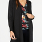 Thalia Sodi Cardigan Lurex Duster Feminino Preto Tamanho XX-G