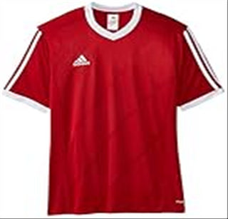 Camisa de manga curta adidas Performance Boys Tabela 14 Youth, vermelha, tamanho S