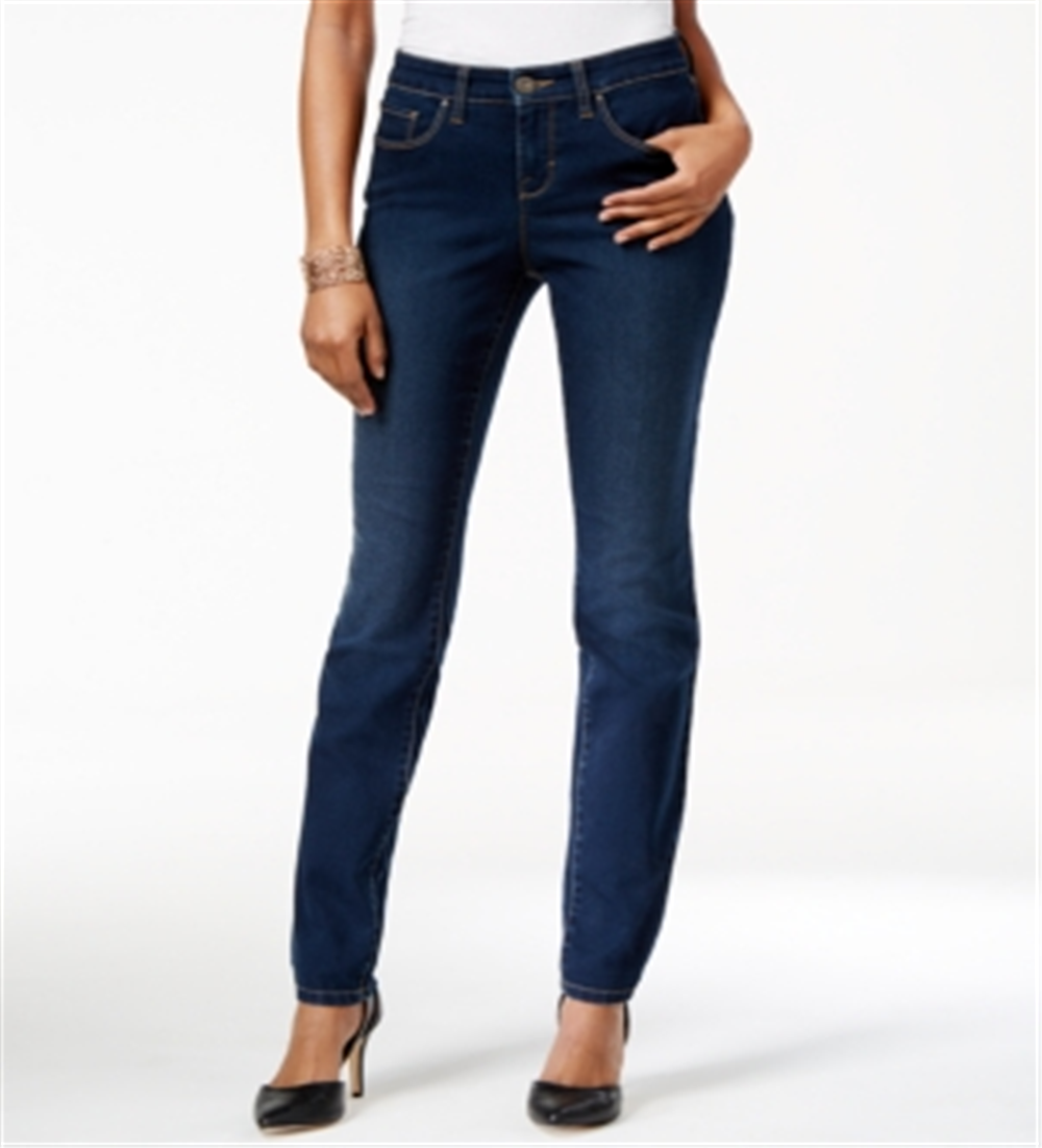 Jeans skinny feminino Style &amp; Co Tummy Control, azul, tamanho 18
