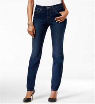 Jeans skinny feminino Style &amp; Co Tummy Control, azul, tamanho 18