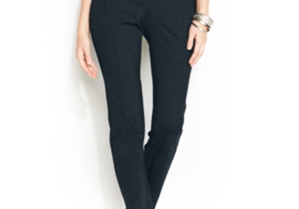 Calça Alfani Skinny Tummy-Control Ponte Azul Tamanho 6