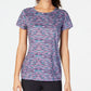 ID Ideology Top Feminino Keyhole Back Space Dyed Roxo Tamanho Médio