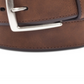 Cinto casual masculino Club Room com borda chanfrada, marrom, tamanho 36