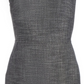 Vestido justo de tweed feminino Anne Klein, preto, tamanho 16