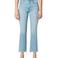 Calça jeans cropped feminina Joe's Raw Hem Sunny, azul, tamanho 31
