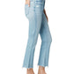 Calça jeans cropped feminina Joe's Raw Hem Sunny, azul, tamanho 31