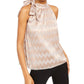INC International Concepts Top Halter com Decote em V Brilhante Rosa Tamanho 2XL