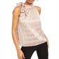 INC International Concepts Top Halter com Decote em V Brilhante Rosa Tamanho 2XL