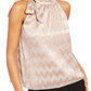 INC International Concepts Top Halter com Decote em V Brilhante Rosa Tamanho 2XL