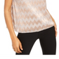 INC International Concepts Top Halter com Decote em V Brilhante Rosa Tamanho 2XL