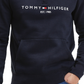 Tommy Hilfiger Moletom Masculino Gola Moletom 1/4 Zip Azul Tamanho XS