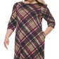 Vestido casual feminino Jessica Howard, bege, tamanho 1X