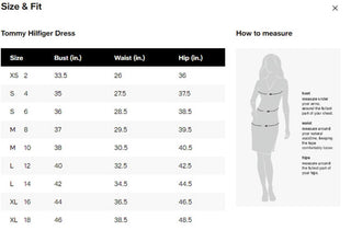 Vestido midi metálico de chiffon feminino Tommy Hilfiger, preto, tamanho 6