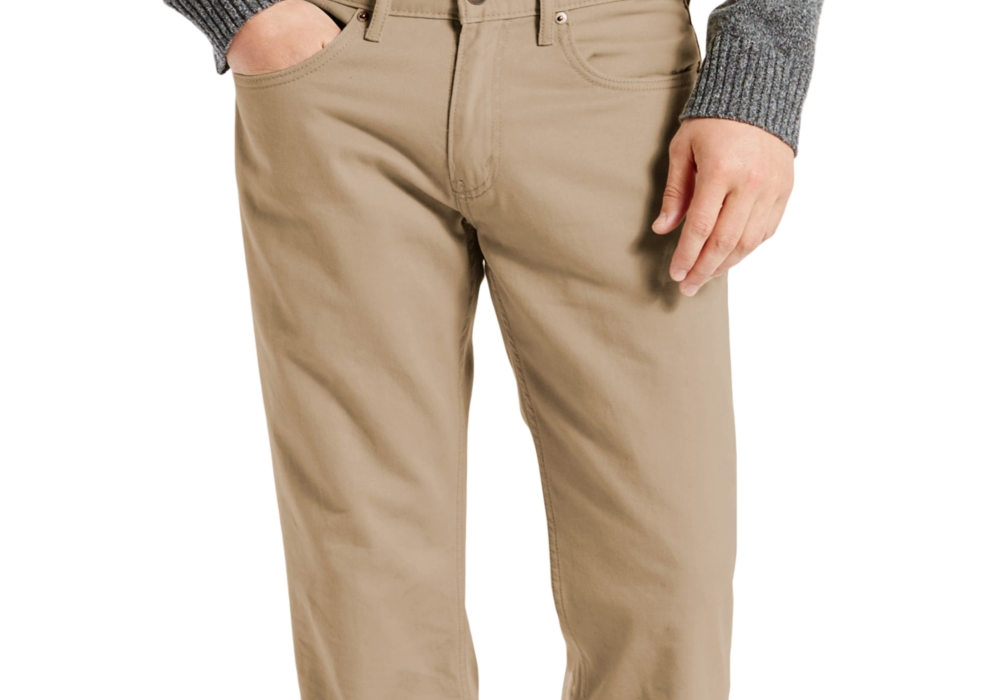 Calça Jeans Levis Masculina 559 Relaxed Straight Regular Cáqui Tamanho 34L x 30C