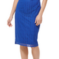 Vestido midi de malha Guess feminino azul tamanho 4