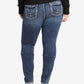 Calça jeans feminina Elyse Curvy Fit da Silver Jeans Co., azul, tamanho 22x30