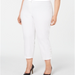 Calça Alfani Feminina Hollywood Waist Branca Tamanho 18W