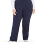 Calça de aquecimento feminina Karen Scott, azul, tamanho 0X