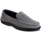 Chinelo masculino Isotoner Jared Moc-Toe com espuma viscoelástica, cinza, tamanho G