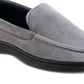 Chinelo masculino Isotoner Jared Moc-Toe com espuma viscoelástica, cinza, tamanho G