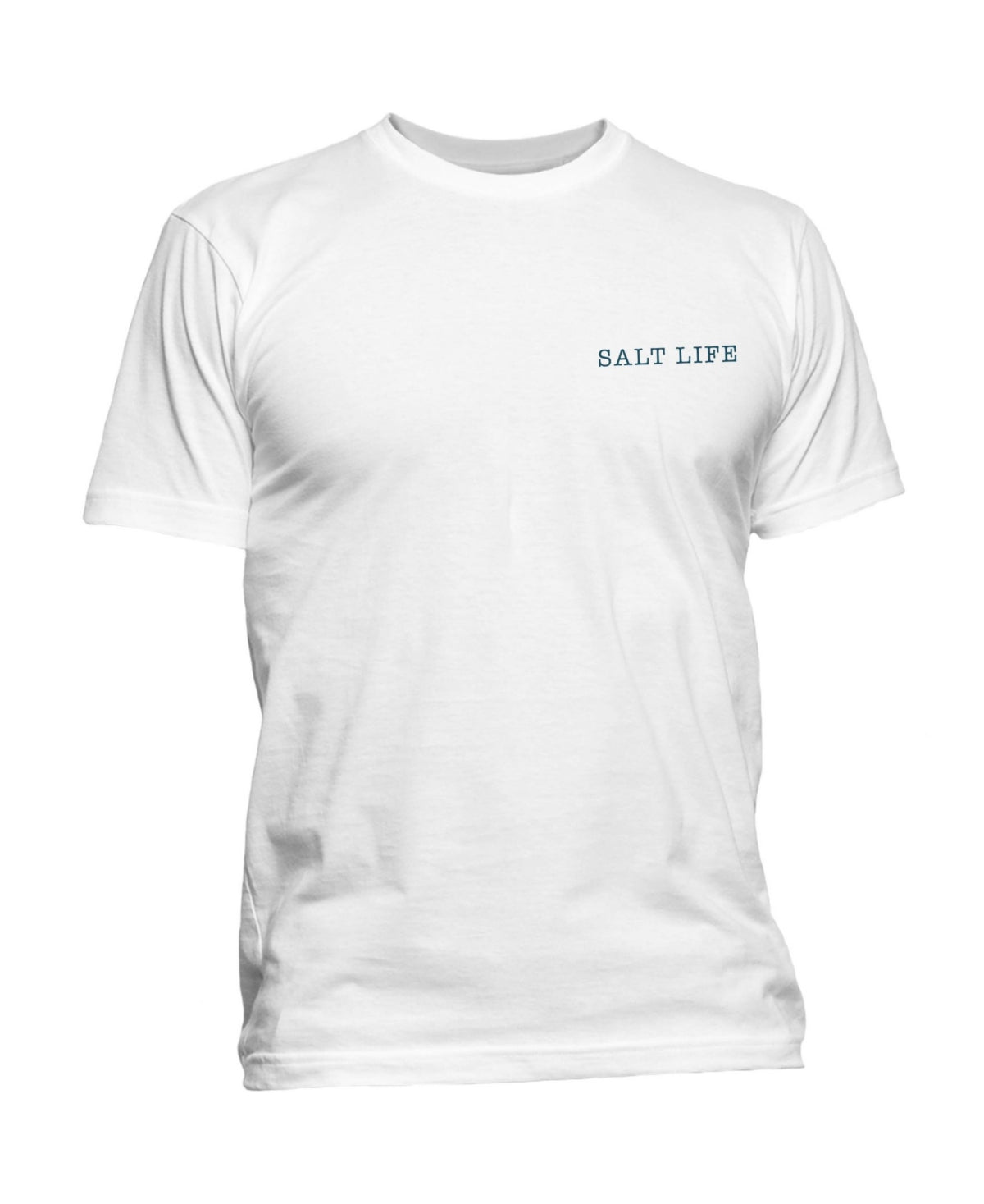 Camiseta masculina de manga curta Stay Anchored da Salt Life, branca, tamanho pequeno