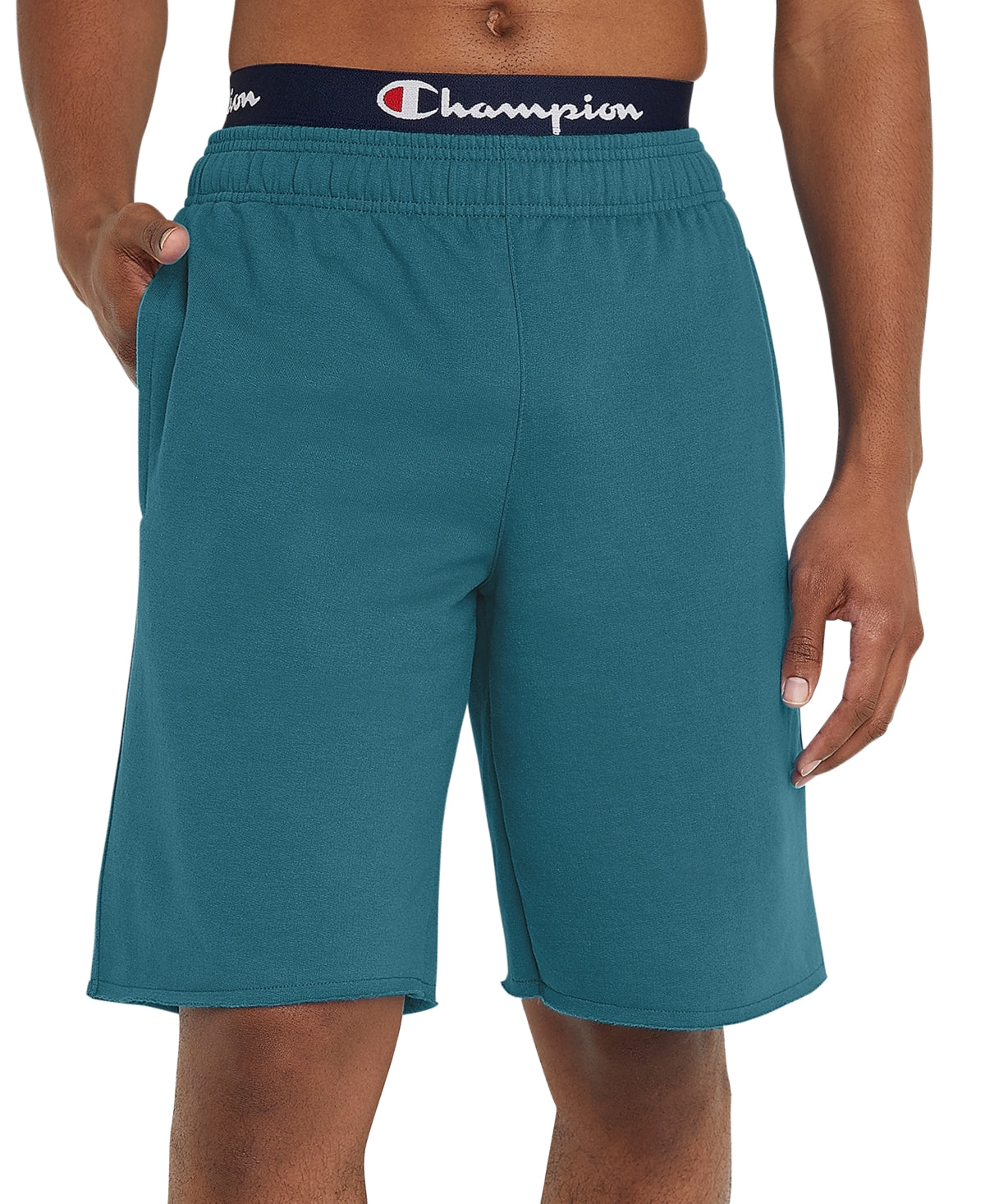 Bermuda Champion Fleece Masculina 10" Azul Tamanho 2XL