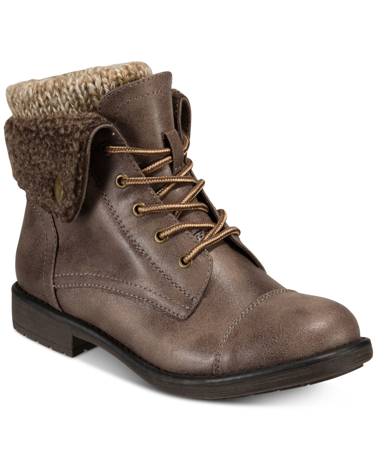 Cliffs by White Mountain Duena Botas de caminhada femininas com cadarço, marrom, tamanho 8,5 W