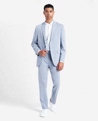Kenneth Cole Reaction Men's Slim Fit Suits Blue Size 38