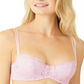 Sutiã Balconette com aro B.Tempt'd By Wacoal Ciao Bella Roxo Tamanho 34DD