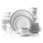 Mikasa Platinum Crown 40 peças. Serviço para 8 pessoas brancas