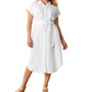 Vestido longo Tommy Bahama Coastalina Linen, branco