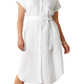Vestido longo Tommy Bahama Coastalina Linen, branco