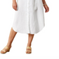 Vestido longo Tommy Bahama Coastalina Linen, branco