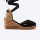 Sagaro Canvas Espadrille Wedges