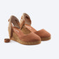 Sagaro Canvas Espadrille Wedges