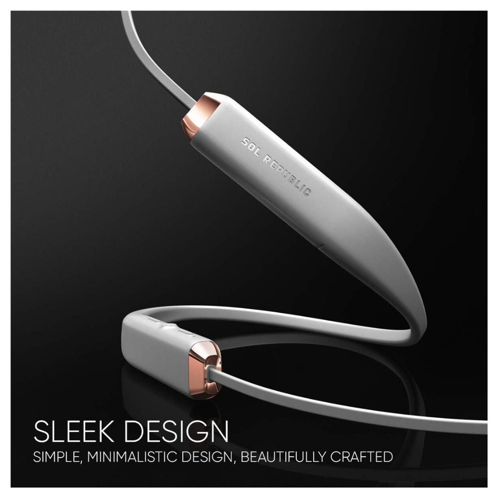 Fones de ouvido sem fio Bluetooth com cancelamento de ruído e faixa de pescoço Sol Republic Shadow