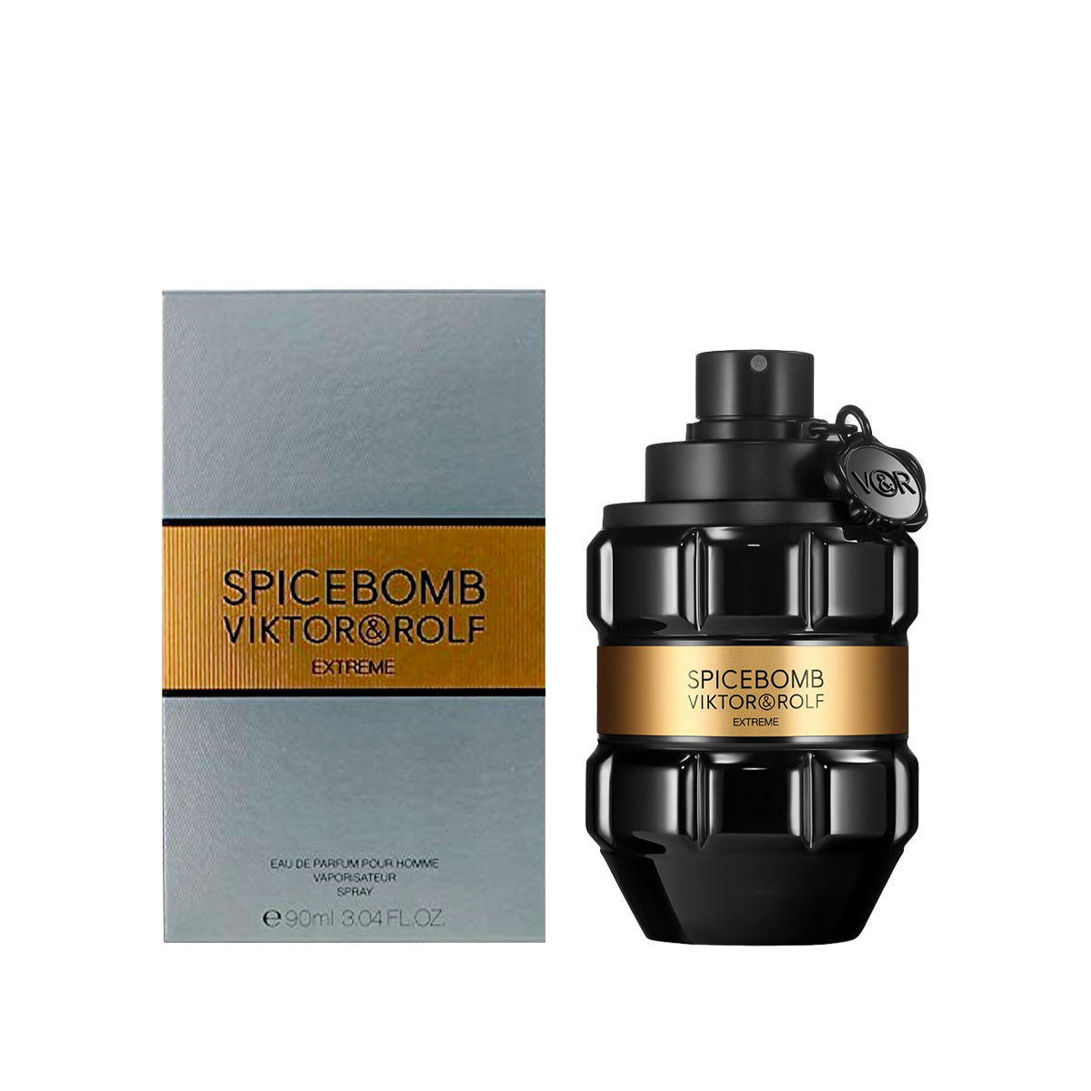 Vikor&Rolf Spicembomb Extreme Eau de Parfum- Woody and Spicy Cologne for Men 3.04 Oz