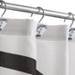 Conjunto de 12 ganchos para cortinas de chuveiro resistentes à ferrugem - 6 designs! 