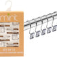 Conjunto de 12 ganchos para cortinas de chuveiro resistentes à ferrugem - 6 designs! 