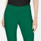 Calça skinny feminina Charter Club Chelsea de sarja elástica verde-escuro tamanho 4 pequena