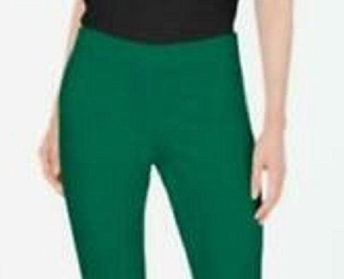 Calça skinny feminina Charter Club Chelsea de sarja elástica verde-escuro tamanho 4 pequena