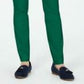 Calça skinny feminina Charter Club Chelsea de sarja elástica verde-escuro tamanho 4 pequena