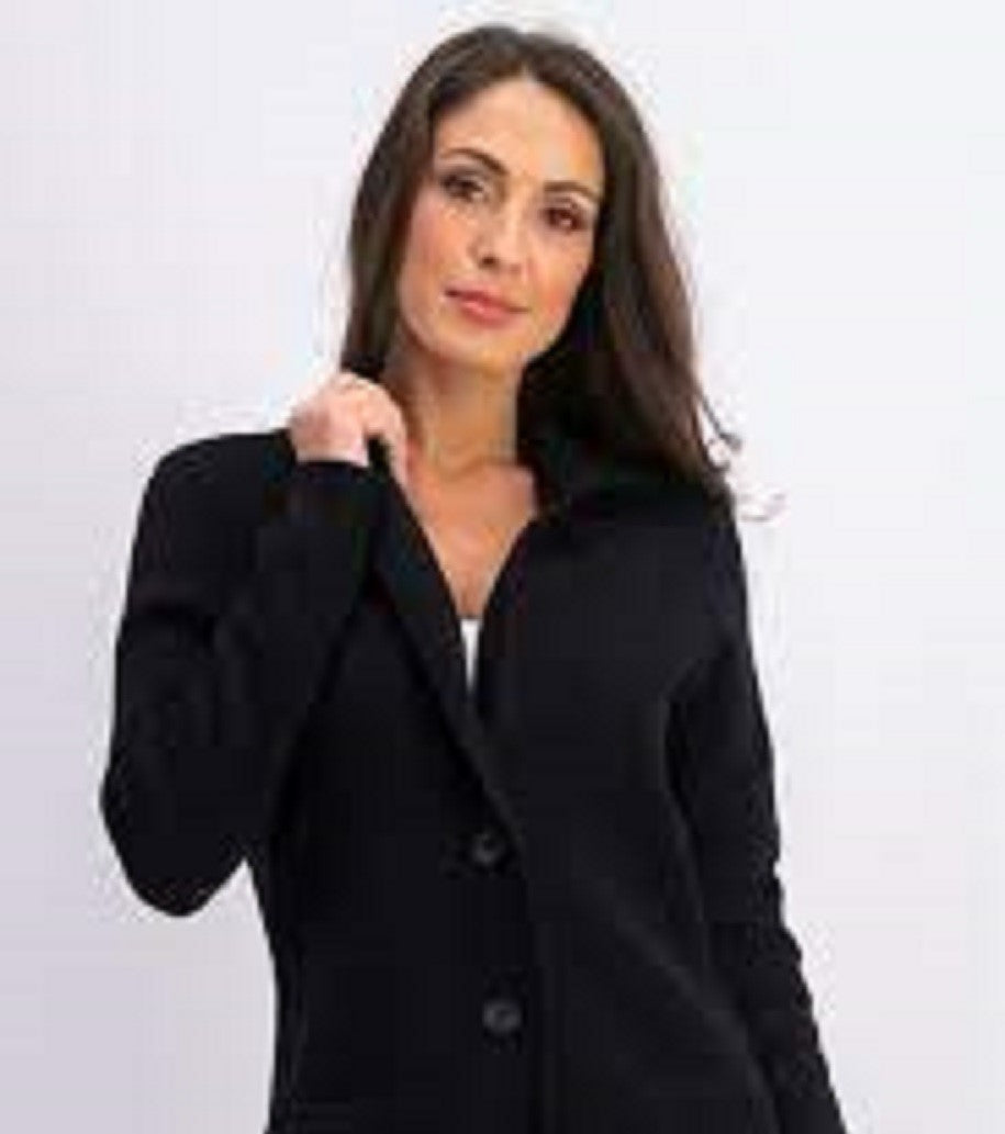 Jaqueta Blazer Feminina Charter Club Preta Tamanho XXG