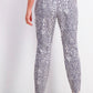 Calça jeans skinny feminina Incessential com estampa de leopardo e ajuste curvilíneo, tamanho 8, azul, da INC International Concepts